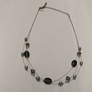 Lia Sophia three layer necklace